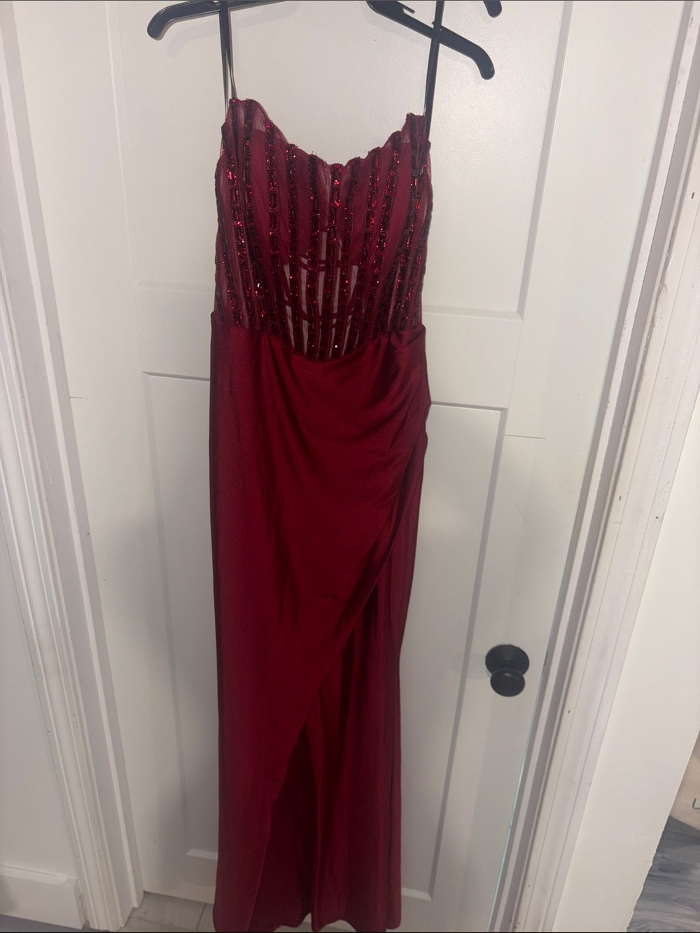 NWT M fashion nova strapless dress